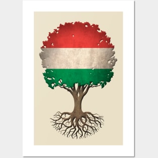 Tree of Life with Hungarian Flag Posters and Art